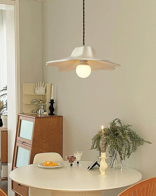 Unique Alien Pendant Lamp – Organic Design Ceiling Light Fixture, Metal and Resin Hanging Lights for Indoor Use