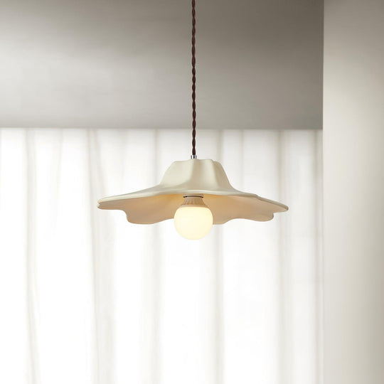 Unique Alien Pendant Lamp – Organic Design Ceiling Light Fixture, Metal and Resin Hanging Lights for Indoor Use