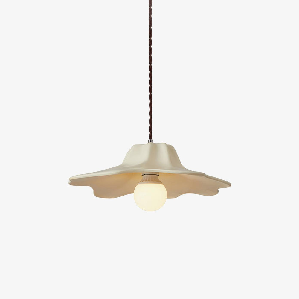 Unique Alien Pendant Lamp – Organic Design Ceiling Light Fixture, Metal and Resin Hanging Lights for Indoor Use