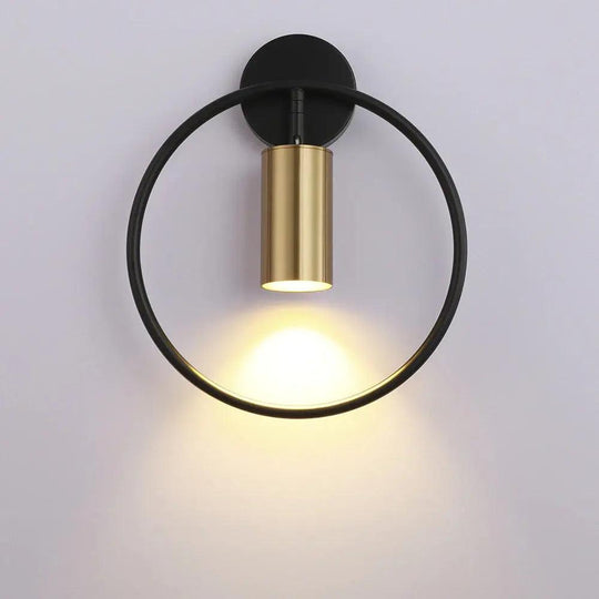 Variant image for Post Modern Wall Sconce with Elegant Design - Black and Gold Finish Options for Stylish Home Decor-1
