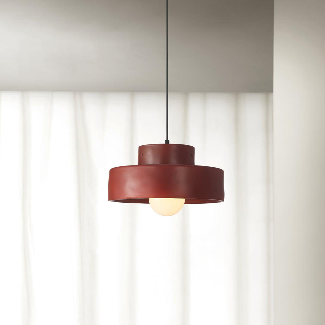 Variant image for Modern Black Pendant Lamp – Adjustable Height Kitchen Pendant Lighting with Resin Shade for Indoor Use-3