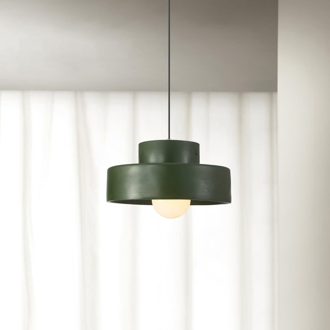 Variant image for Modern Black Pendant Lamp – Adjustable Height Kitchen Pendant Lighting with Resin Shade for Indoor Use-2