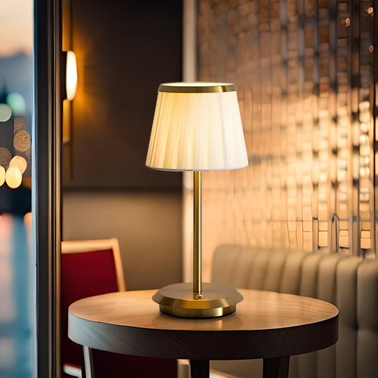 Classic Elegance Table Lamp - Dimmable Cordless Battery Operated Lamp with Waterproof Design for Indoor and Outdoor Use