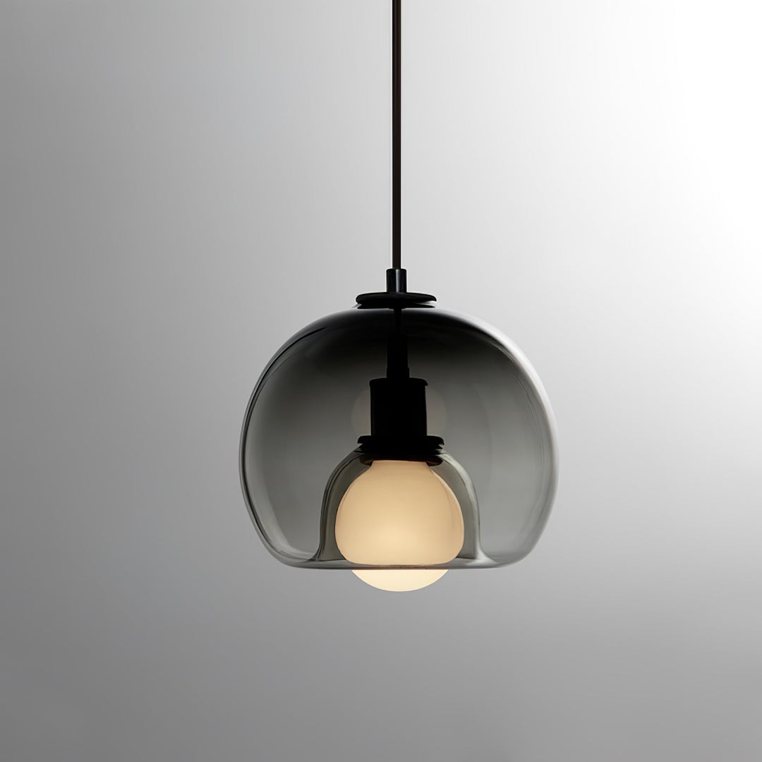 Variant image for Handblown Glass Pendant Light with Adjustable Height – Stylish Ceiling Light Fixture for Kitchen and Dining Spaces-3