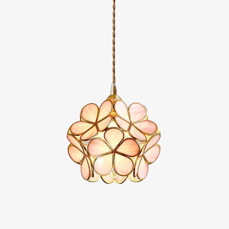 Modern Glass Pendant Light – Adjustable Brass Hanging Light for Kitchen or Indoor Use
