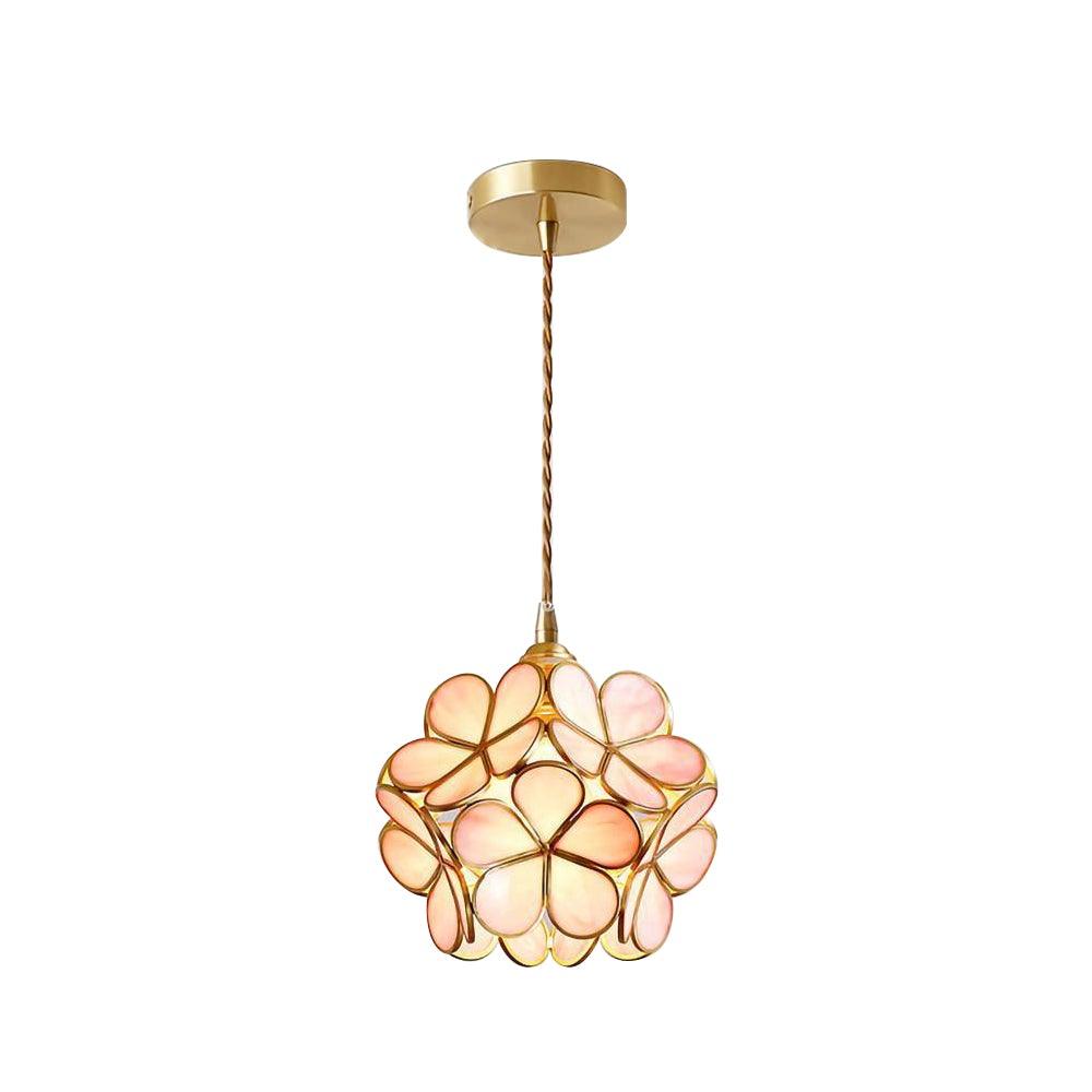 Variant image for Modern Glass Pendant Light – Adjustable Brass Hanging Light for Kitchen or Indoor Use-3