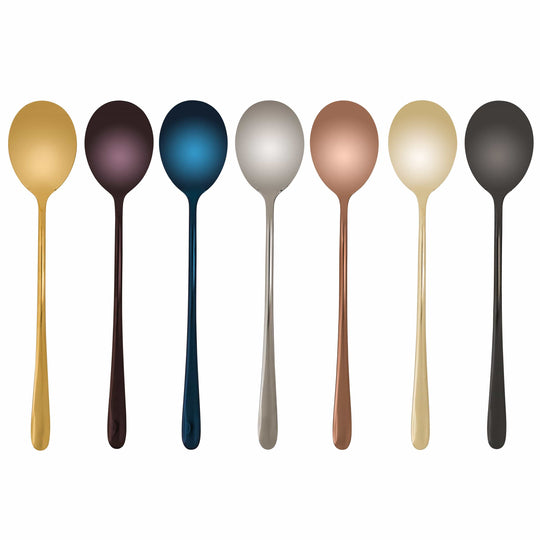 Variant image for Elegant Plated Stainless Steel Spoon – Versatile Dining Utensil in Silver, Gold, Rose Gold, and Black-1