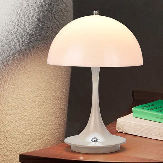 Rechargeable LED Table Lamp – Adjustable Brightness, Modern Acrylic and Aluminum Design, Battery Operated for Versatile Use