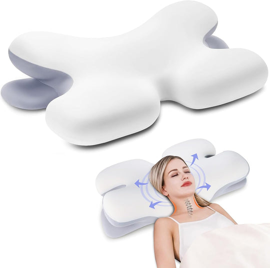 "Ergonomic Cervical Pillow for Neck Pain Relief – For better Sleep & Posture"