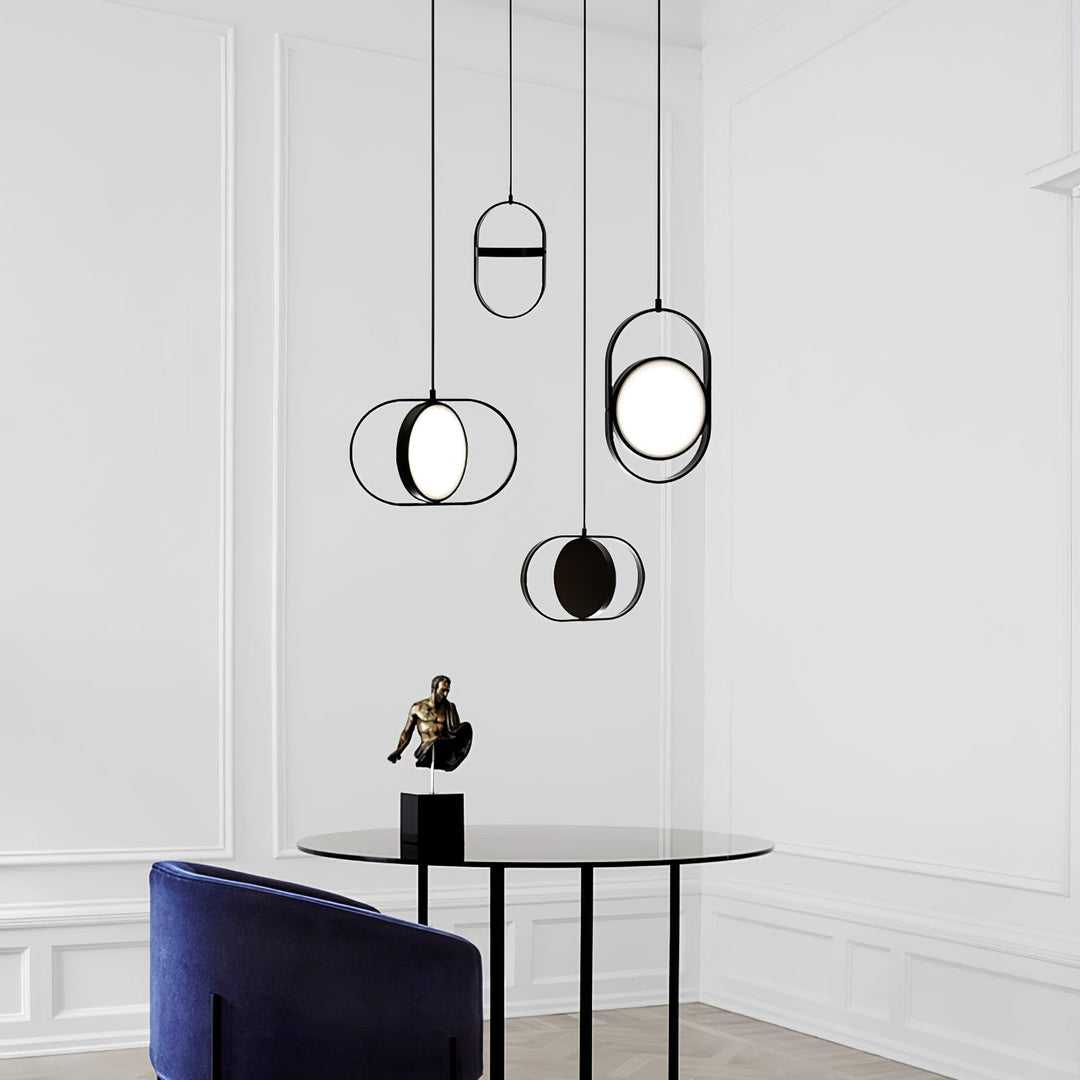 Adjustable LED Pendant Light – Modern Kitchen Hanging Lights with Customizable Angles and Multiple Sizes