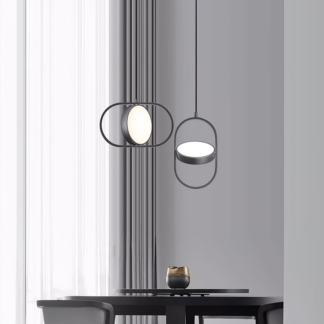 Adjustable LED Pendant Light – Modern Kitchen Hanging Lights with Customizable Angles and Multiple Sizes