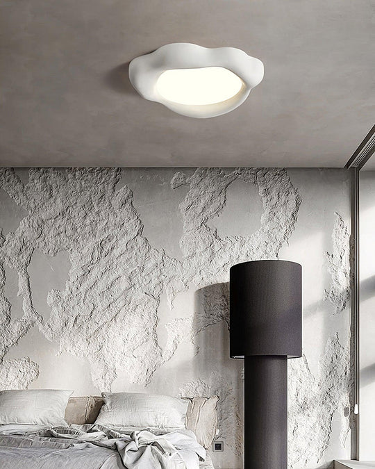 Designer Cloud Ceiling Lamp - 55cm Integrated LED Flush Mount Ceiling Light Fixture for Indoor Use