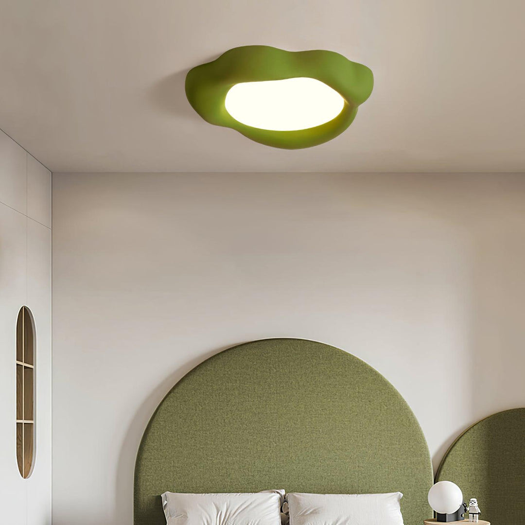 Designer Cloud Ceiling Lamp - 55cm Integrated LED Flush Mount Ceiling Light Fixture for Indoor Use