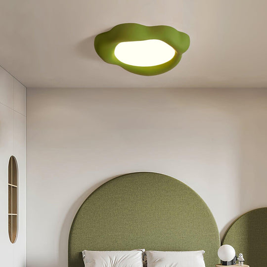 Designer Cloud Ceiling Lamp - 55cm Integrated LED Flush Mount Ceiling Light Fixture for Indoor Use
