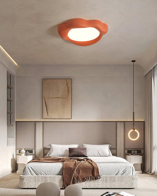 Designer Cloud Ceiling Lamp - 55cm Integrated LED Flush Mount Ceiling Light Fixture for Indoor Use