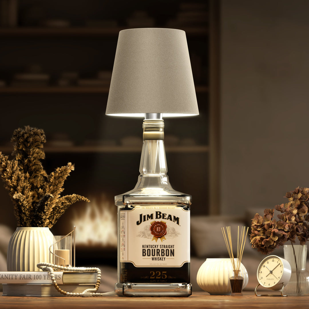 Wireless Bottle Lamp | Rechargable | Portable + Versatile | Touch Control