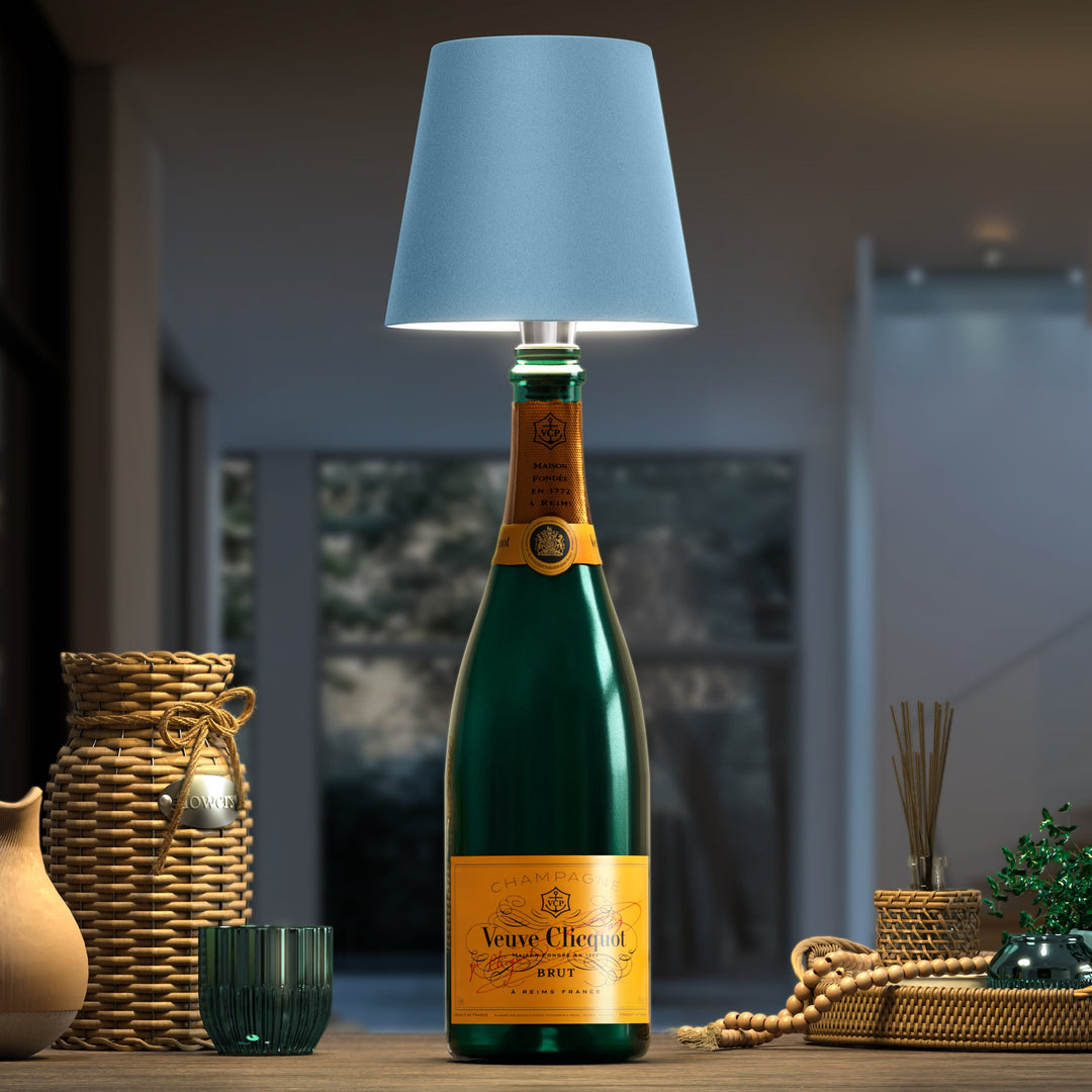 Wireless Bottle Lamp | Rechargable | Portable + Versatile | Touch Control