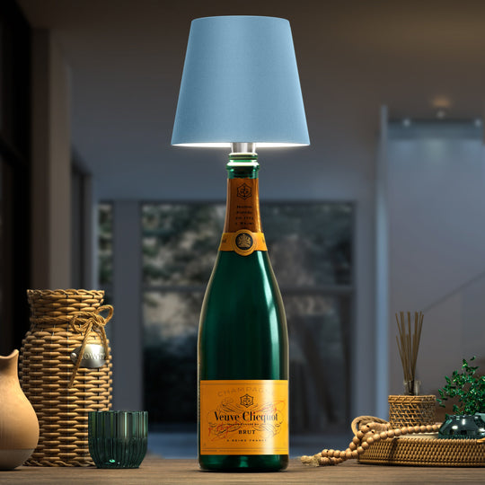 Wireless Bottle Lamp | Rechargable | Portable + Versatile | Touch Control