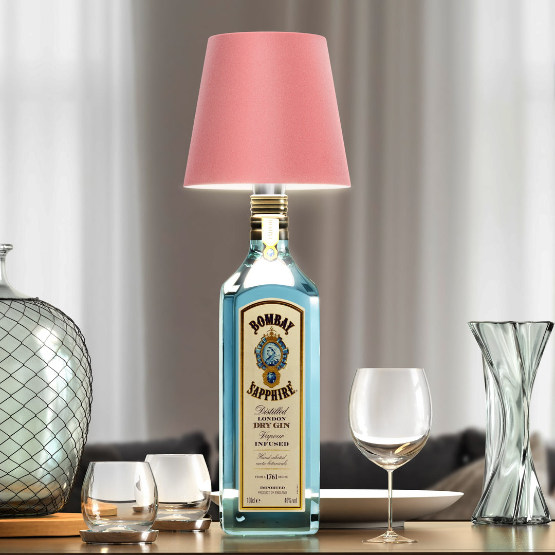 Wireless Bottle Lamp | Rechargable | Portable + Versatile | Touch Control