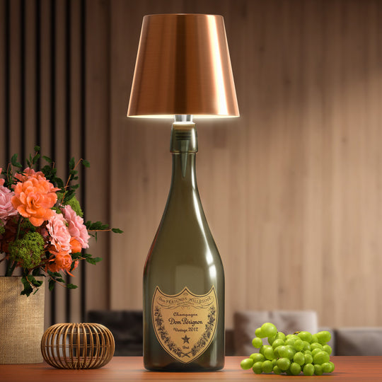 Wireless Bottle Lamp | Rechargable | Portable + Versatile | Touch Control
