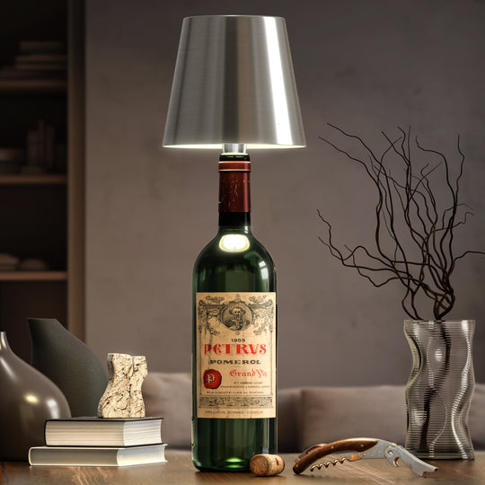 Wireless Bottle Lamp | Rechargable | Portable + Versatile | Touch Control