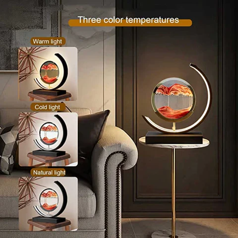 Beautiful Sand Lamp | Easily Customizable | LED Bulb | Soothing Light