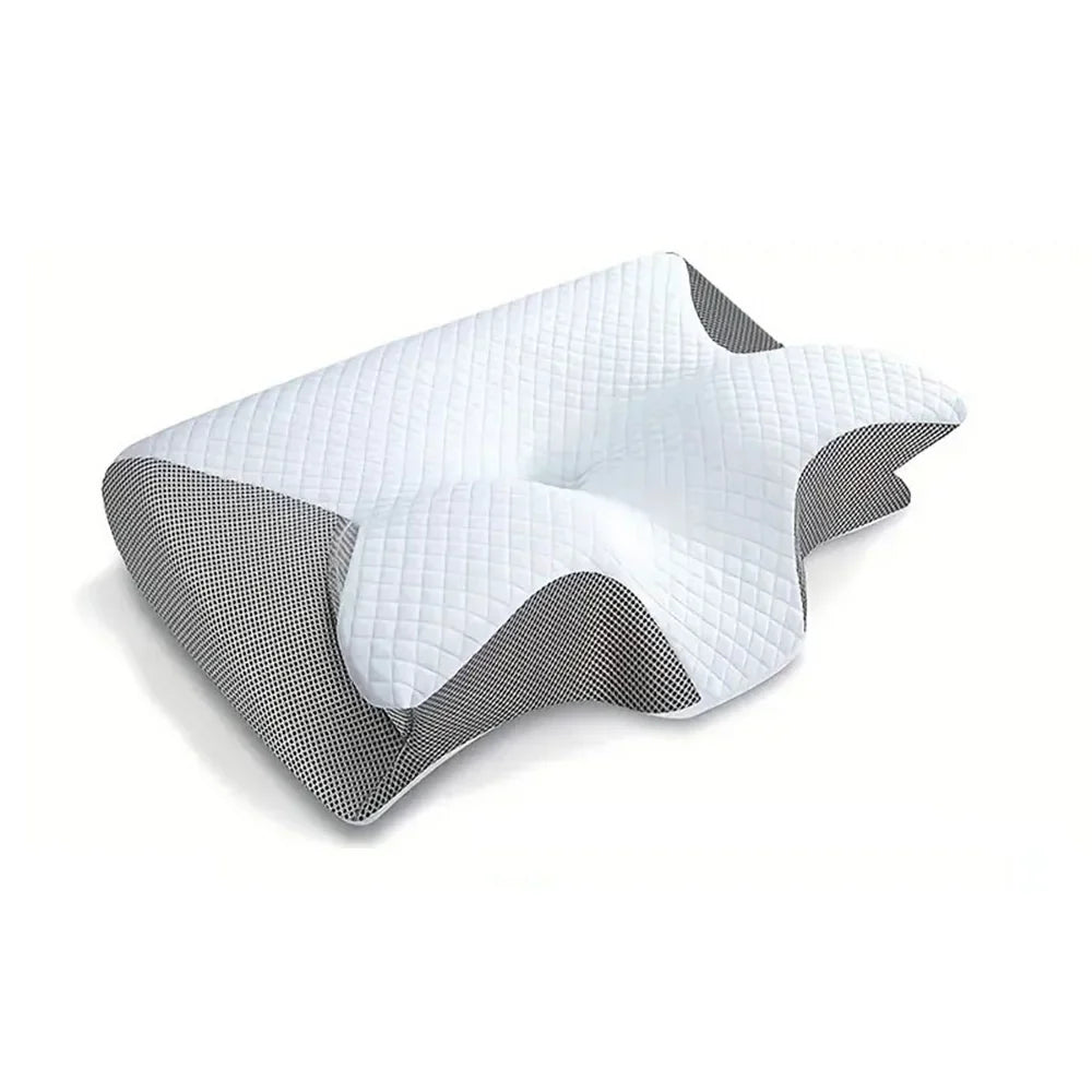 2-in-1 Orthopedic Memory Foam Pillow | Neck & Shoulder Pain Relief