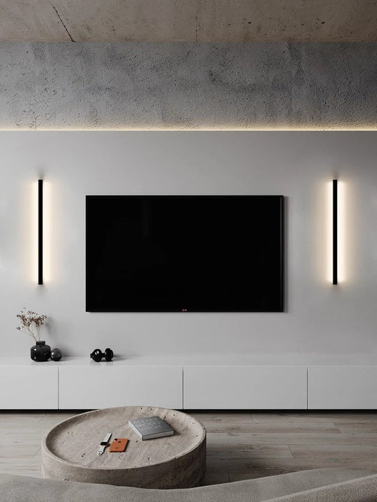 Modern Minimalist LED Wall Lamp Sconce with Adjustable Brightness – Energy-Efficient Aluminum Lighting Solution