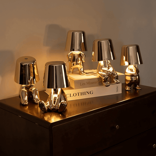 Portable Thinking Table Lamp | Unique Design| Wireless and Rechargeable