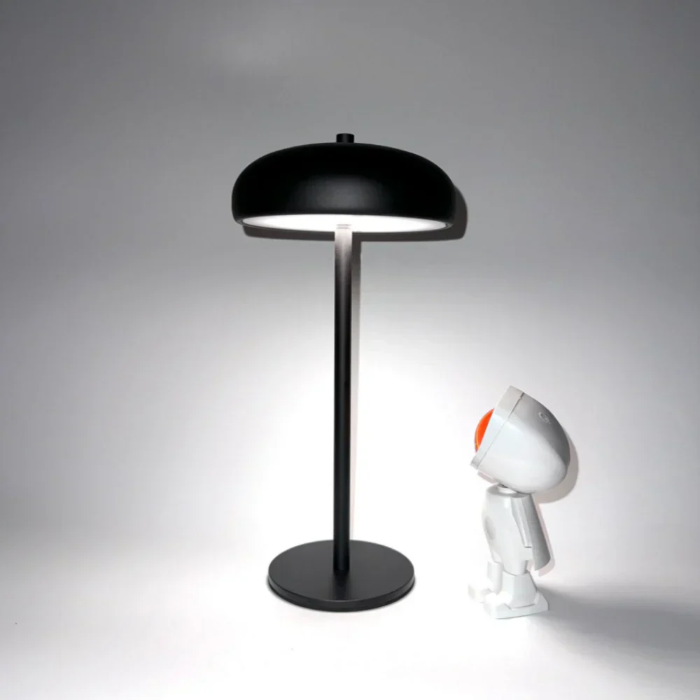 Sleek Retro Table Lamp | Touch Control | Rechargeable and Wireless