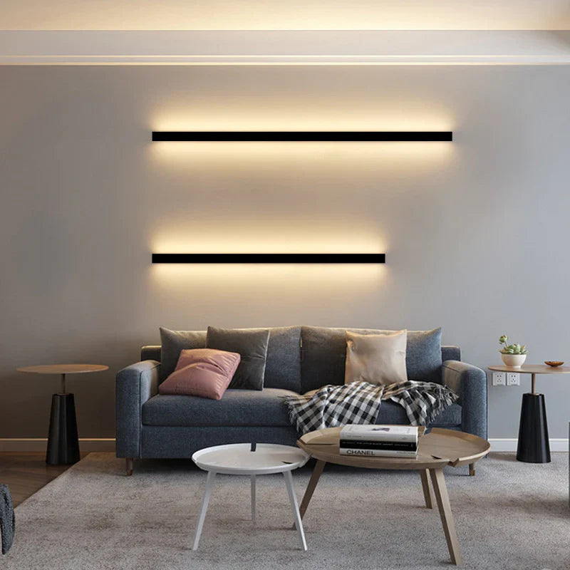 Modern Minimalist LED Wall Lamp Sconce with Adjustable Brightness – Energy-Efficient Aluminum Lighting Solution