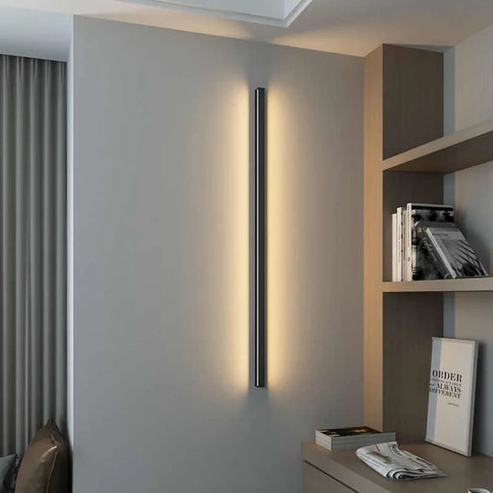 Modern Minimalist LED Wall Lamp Sconce with Adjustable Brightness – Energy-Efficient Aluminum Lighting Solution