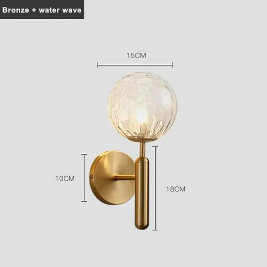 Liora | Luxury Gold Finish | Milk Glass Wall Sconce