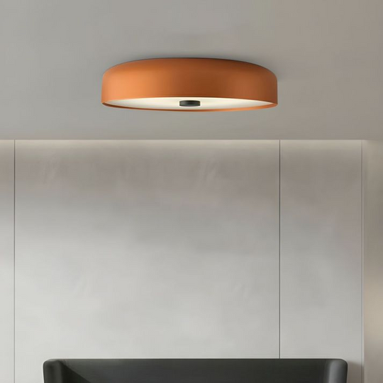 Nordic Retro Flush Mount Ceiling Light with LED Technology – Minimalist Design for Cozy Ambiance, Multiple Sizes Available