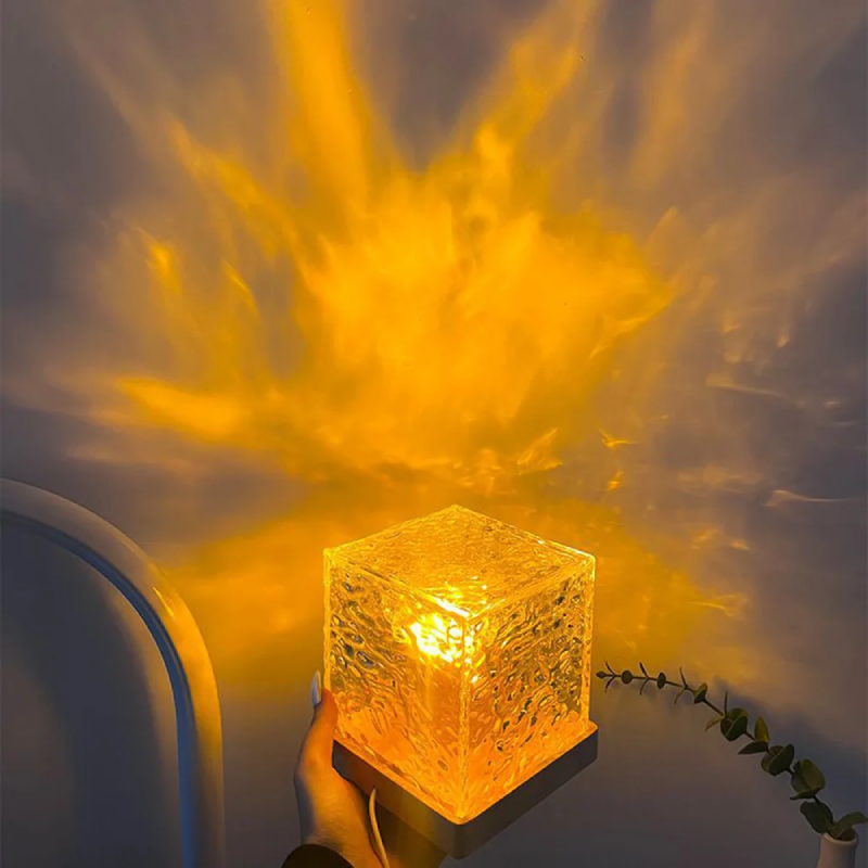 LED Lamp with Aurora Borealis Wave Effects – Soothing Ambient LED Lights for Relaxation and Tranquility