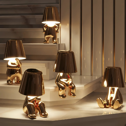 Portable Thinking Table Lamp | Unique Design| Wireless and Rechargeable
