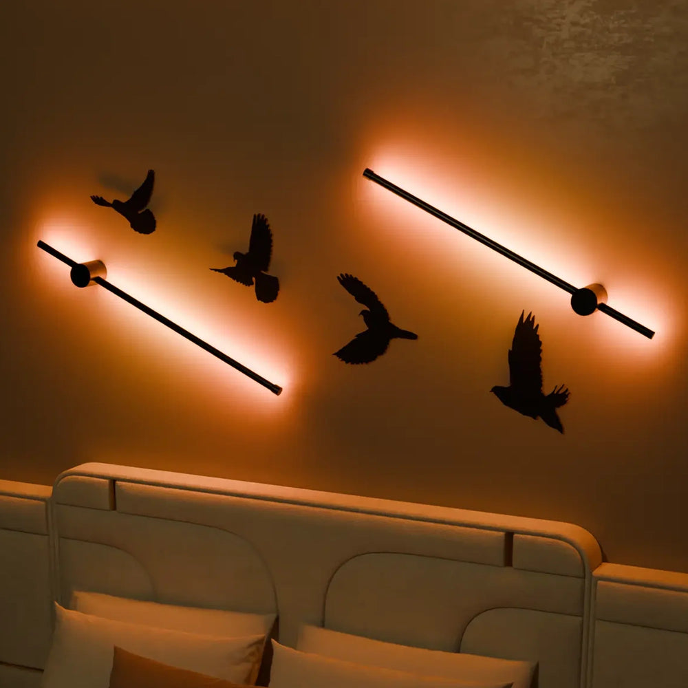 Nordic-Inspired Wall Lamp with 360-Degree Rotation – Minimalist Wall Sconce Lighting for Elegant Home Decor