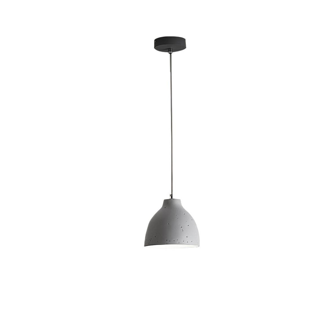 Variant image for Modern Black Pendant Lamp - Eco-Friendly Resin Bowl Hanging Light with Adjustable Height for Kitchen Pendant Lighting-2