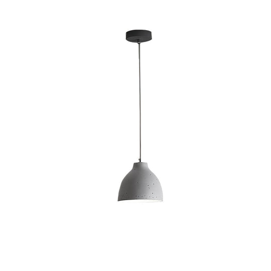 Variant image for Modern Black Pendant Lamp - Eco-Friendly Resin Bowl Hanging Light with Adjustable Height for Kitchen Pendant Lighting-2