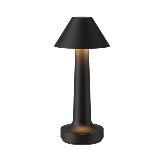 Restaurant Bar Table Lamp | Durable Iron | Adjustable Brightness | Cordless + Portable
