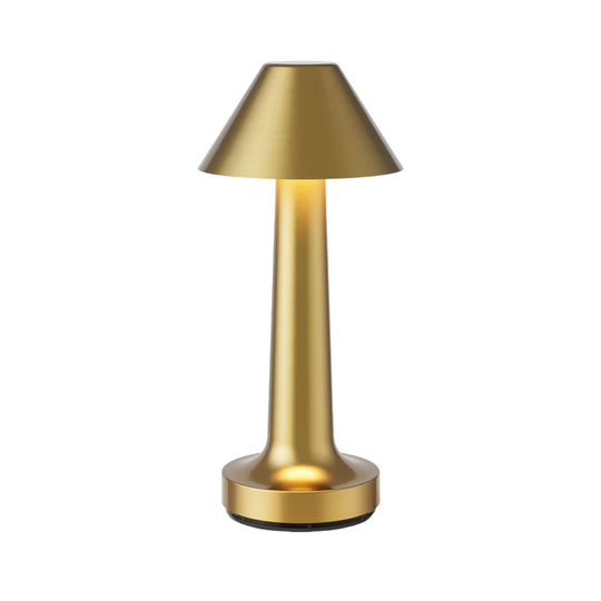Restaurant Bar Table Lamp | Durable Iron | Adjustable Brightness | Cordless + Portable