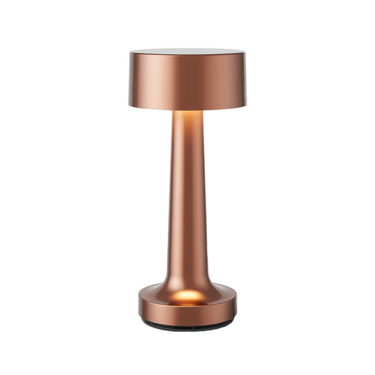 Restaurant Bar Table Lamp | Durable Iron | Adjustable Brightness | Cordless + Portable