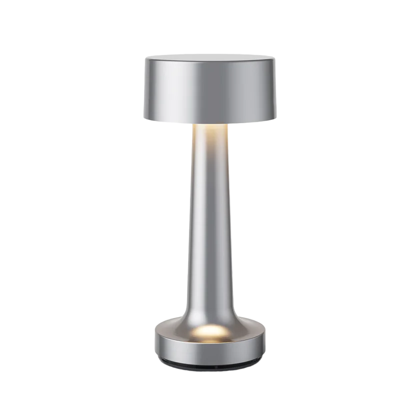 Restaurant Bar Table Lamp | Durable Iron | Adjustable Brightness | Cordless + Portable