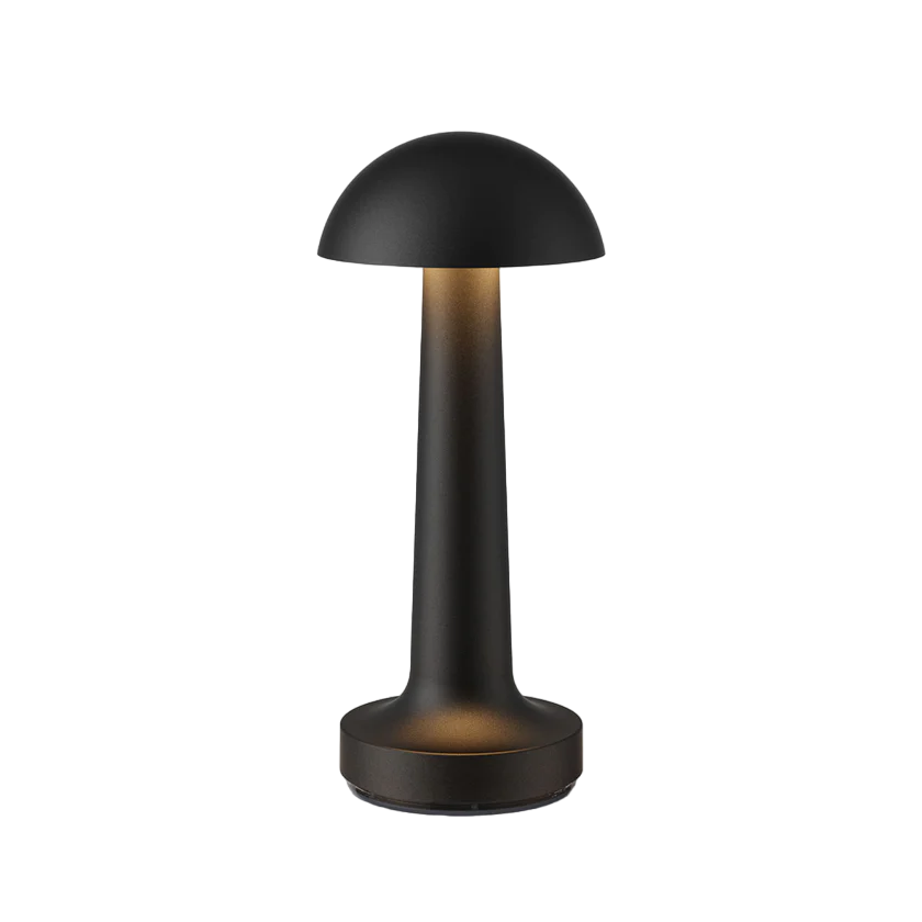 Restaurant Bar Table Lamp | Durable Iron | Adjustable Brightness | Cordless + Portable