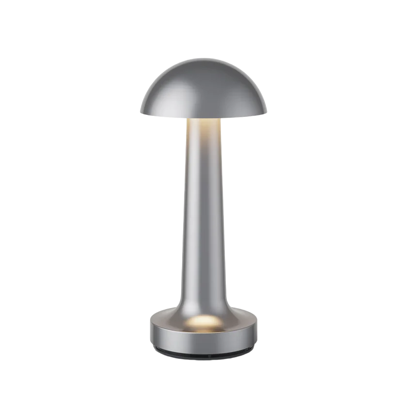 Restaurant Bar Table Lamp | Durable Iron | Adjustable Brightness | Cordless + Portable