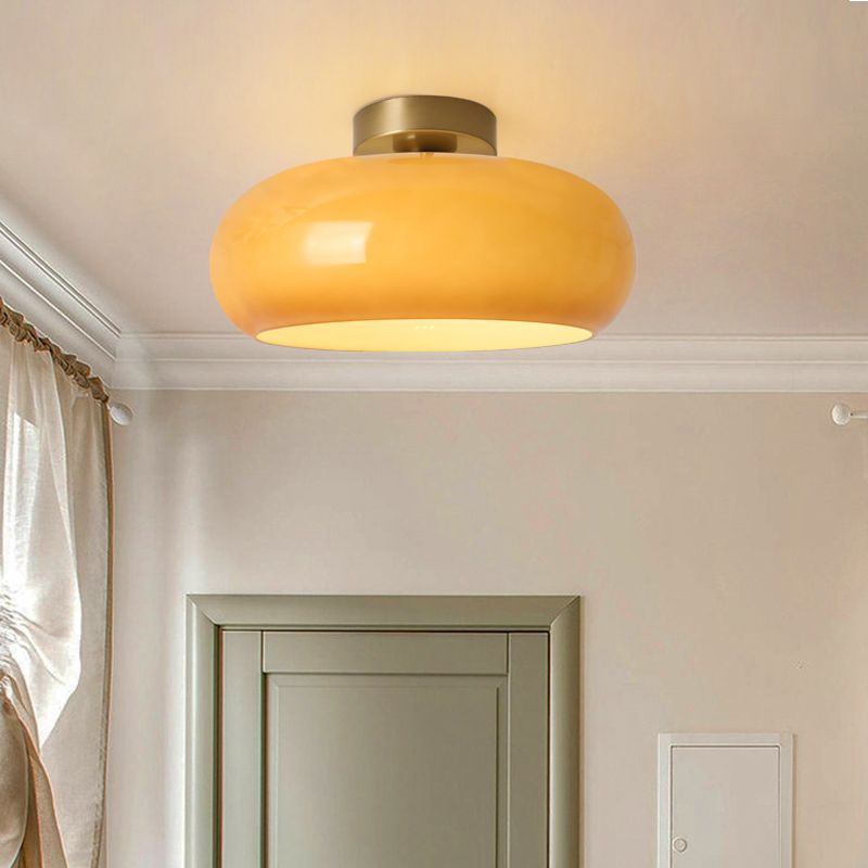 Elegant Vintage Round Glass Ceiling Lights