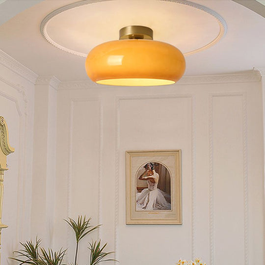 Elegant Vintage Round Glass Ceiling Lights