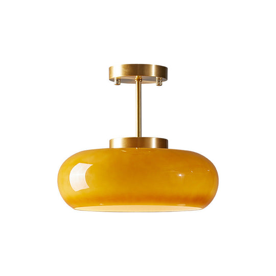 Elegant Vintage Round Glass Ceiling Lights