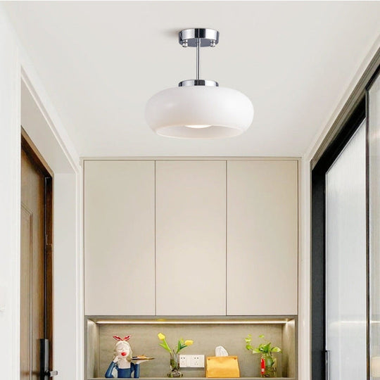 Elegant Vintage Round Glass Ceiling Lights