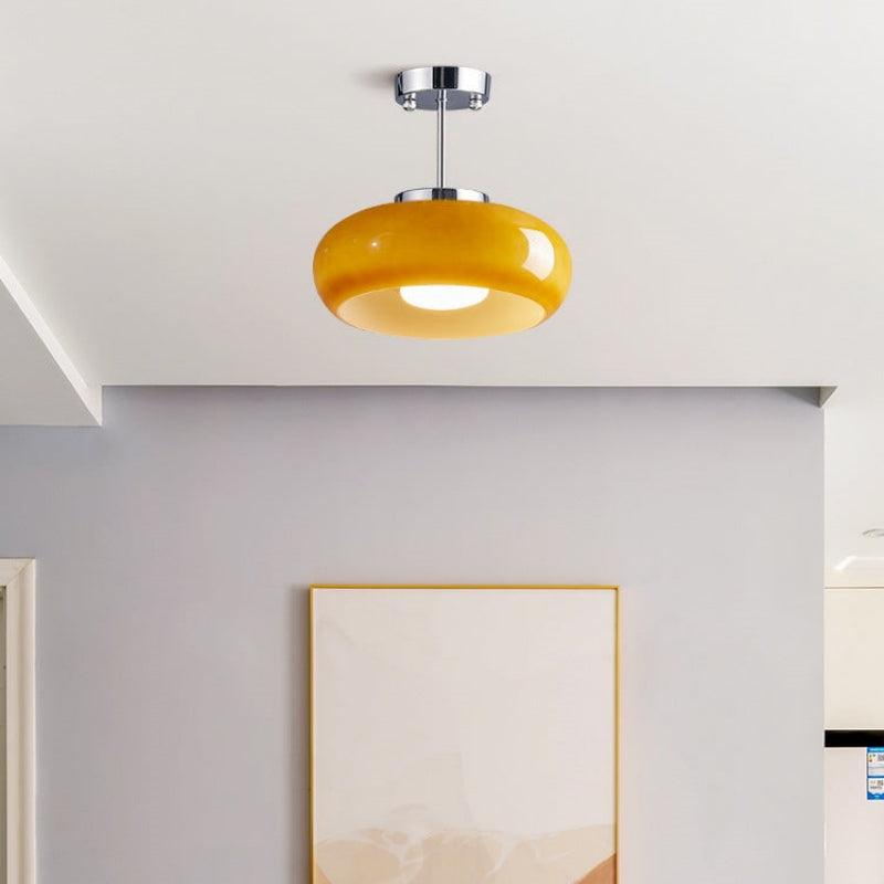 Elegant Vintage Round Glass Ceiling Lights